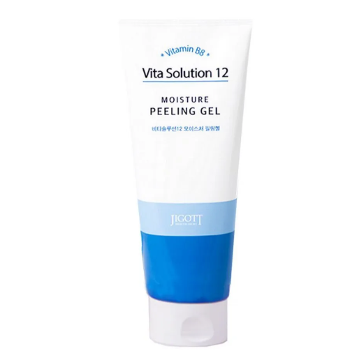 JIGOTT, Пилинг-гель для лица Vita Solution 12 Moisture Peeling Gel, 180 мл.