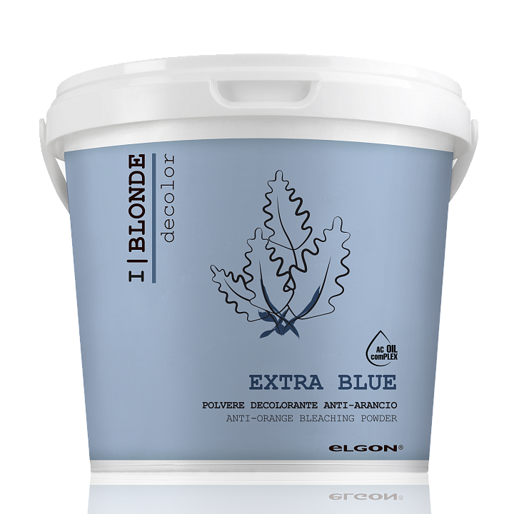 ELGON, Порошок для волос обесцвечивающий синий I Blonde Extra Blue, 500 гр.