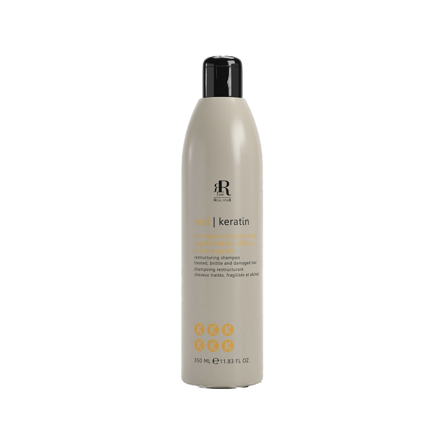 RR LINE, Шампунь для укрепления волос кератиновый Restructuring Shampoo Keratin Star, 350 мл.