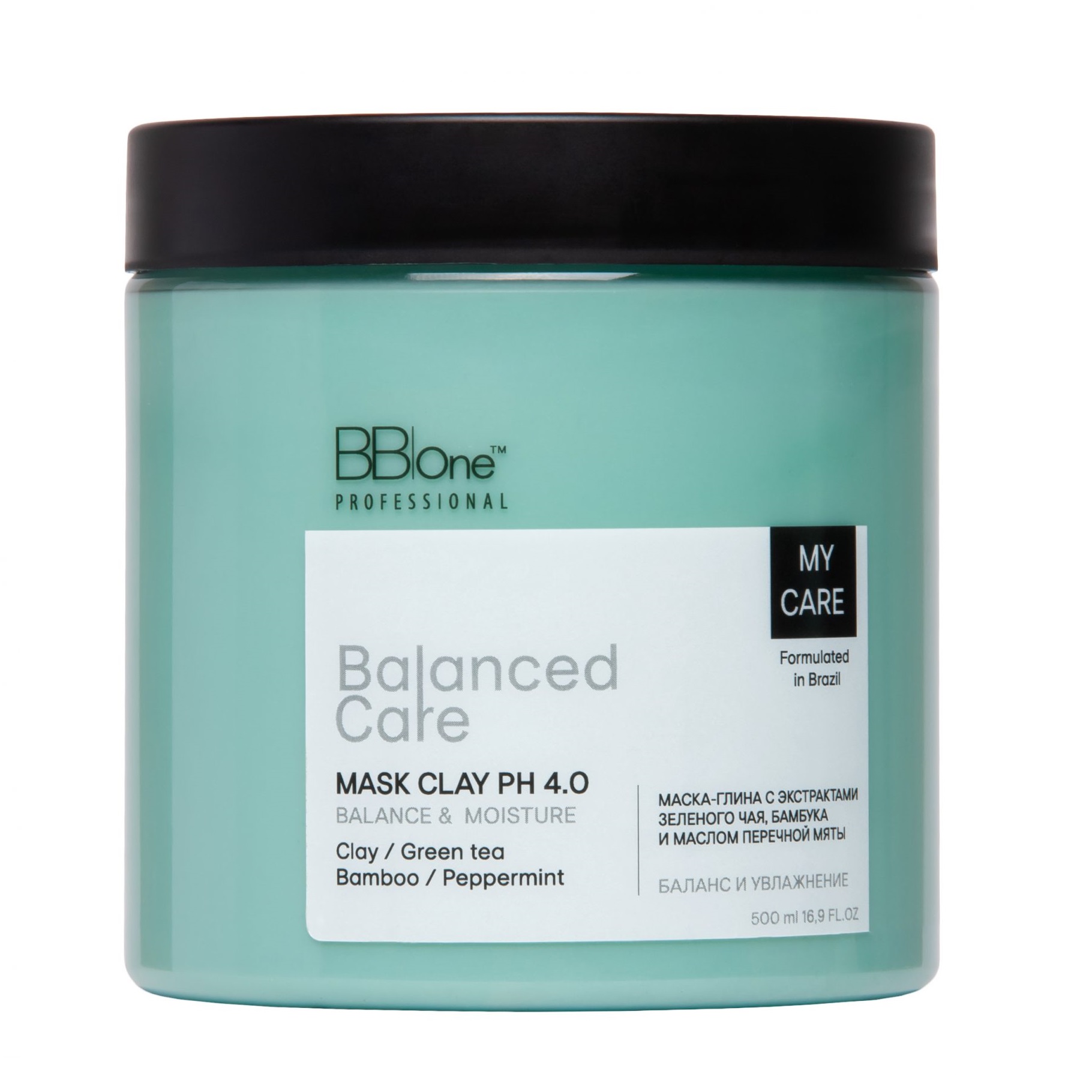 BB ONE, Маска-глина для волос Mask Clay Balance Care, 500 мл.