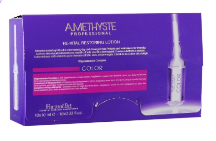 FARMAVITA, Оживляющий лосьон после окрашивания Amethyste Color Re-vital Restoring Lotion, 10*10 мл.