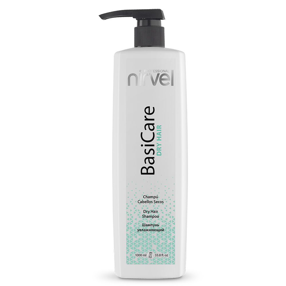 NIRVEL, Шампунь увлажняющий Dry Hair Shampoo BasiCare, 1000 мл.