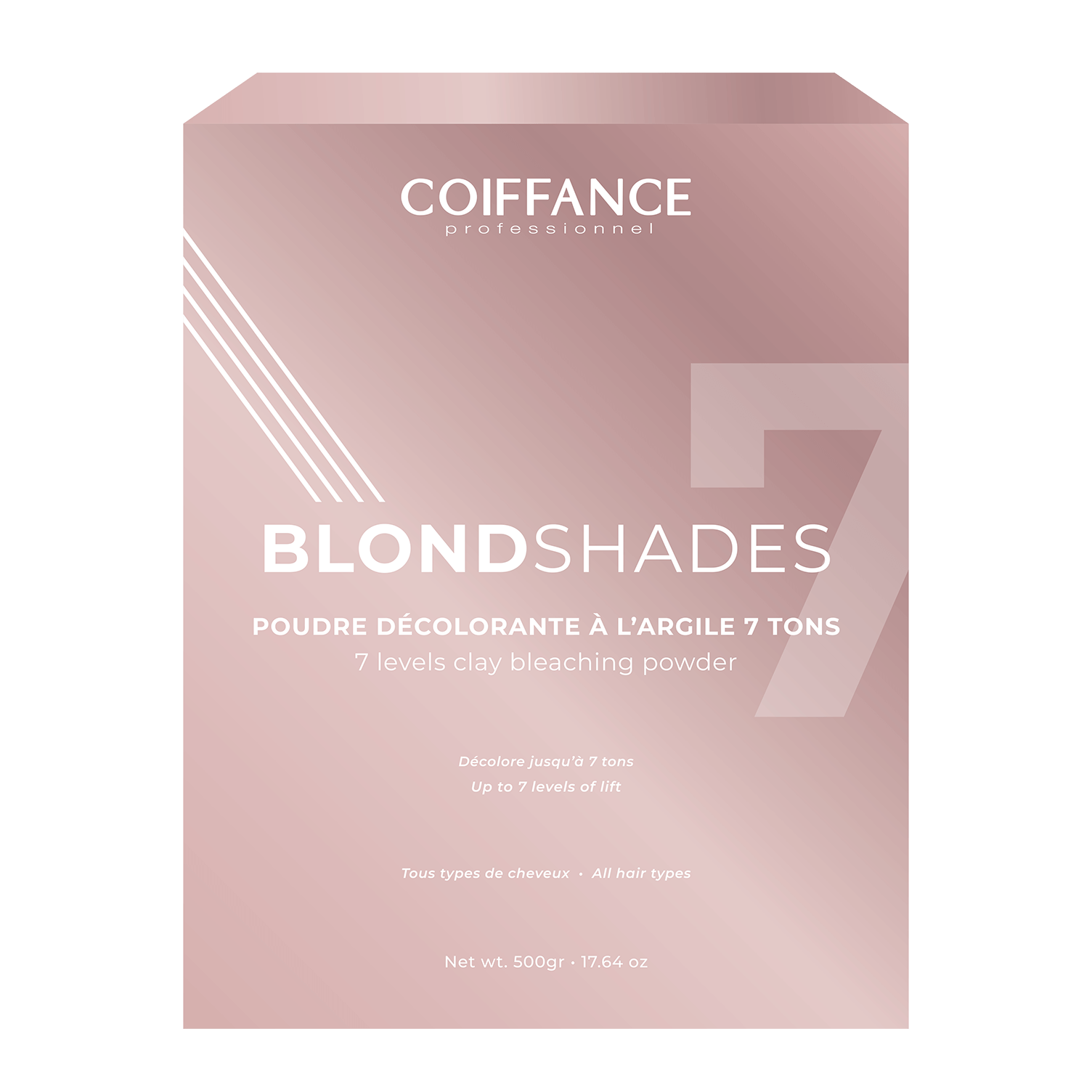 COIFFANCE, Обесцвечивающая пудра с глиной Blondshades, 500 гр.