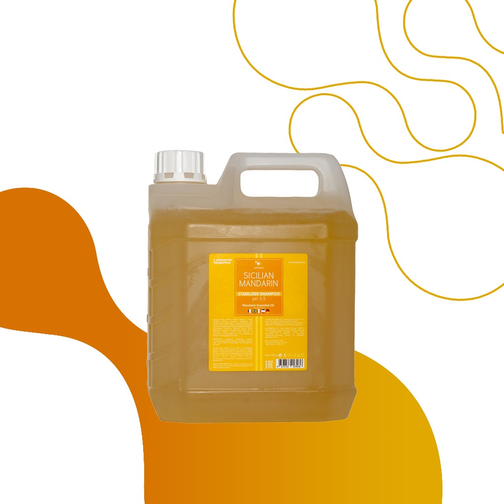 NANO BRAZIL, Шампунь для волос Sicilian Mandarin Stabilizer Shampoo, 4200 мл.