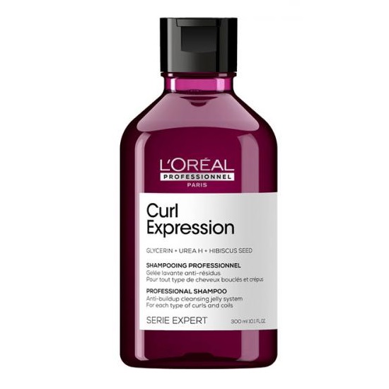 L'OREAL, Очищающий шампунь для всех типов кудрявых волос Curl Expression, 300 мл.