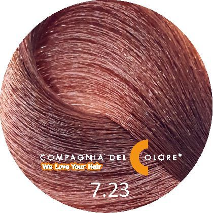 Безаммиачный краситель для волос 7/23, 100 мл.