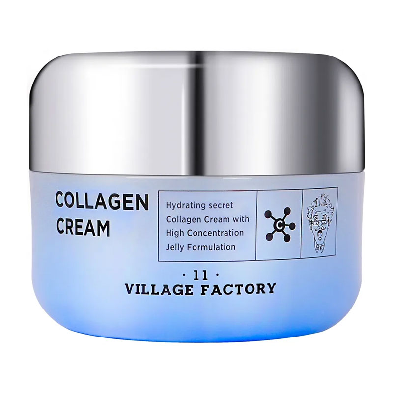 VILLAGE 11 FACTORY, Увлажняющий крем для лица с коллагеном Collagen Cream, 50 мл.