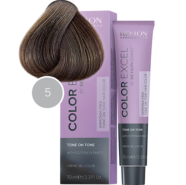 REVLON, Безаммиачная краска для волос Revlonissimo Color Excel 5, 70 мл.