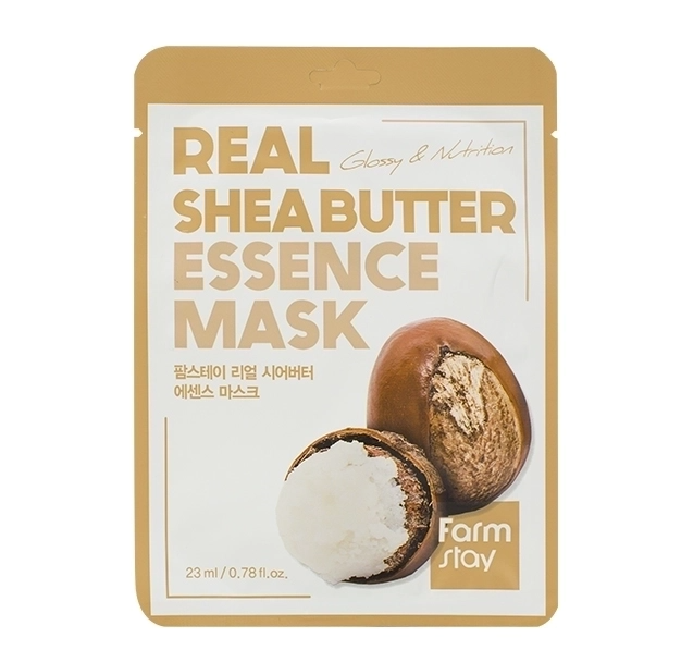 Тканевая маска для лица с маслом ши Real Shea Butter Essence Mask, 1 шт.