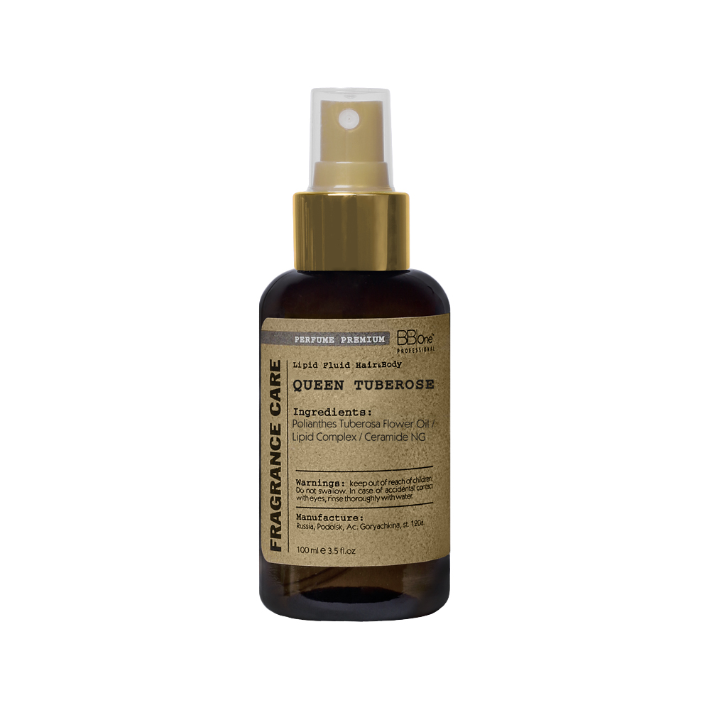 BB ONE, Парфюмированный флюид Lipid Fluid Hair & Body Queen Tuberose Fragrance Care, 100 мл.
