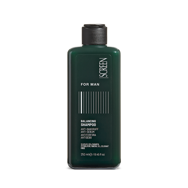 SCREEN, Шампунь для жирной и склонной к перхоти кожи головы Balancing Shampoo For Man, 250 мл.