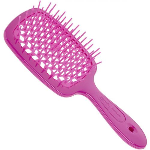 JANEKE, Щетка для волос Superbrush флуоресцентно-розовая.