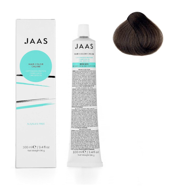 JAAS, Перманентная краска для волос 5.00 Intense Natural Light Brown, 100 мл.