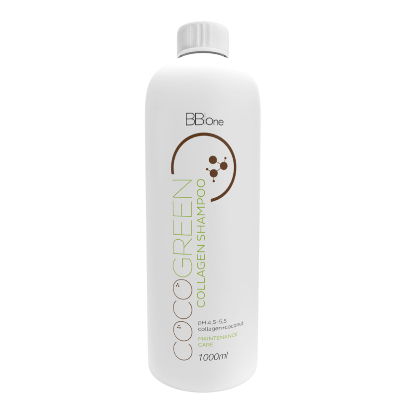 BB ONE, Коллагеновый шампунь CoCoGreen Collagen Shampoo, 1000 мл.