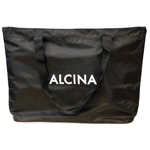 ALCINA, Сумка для парикмахеров черная большая с окантовкой.
