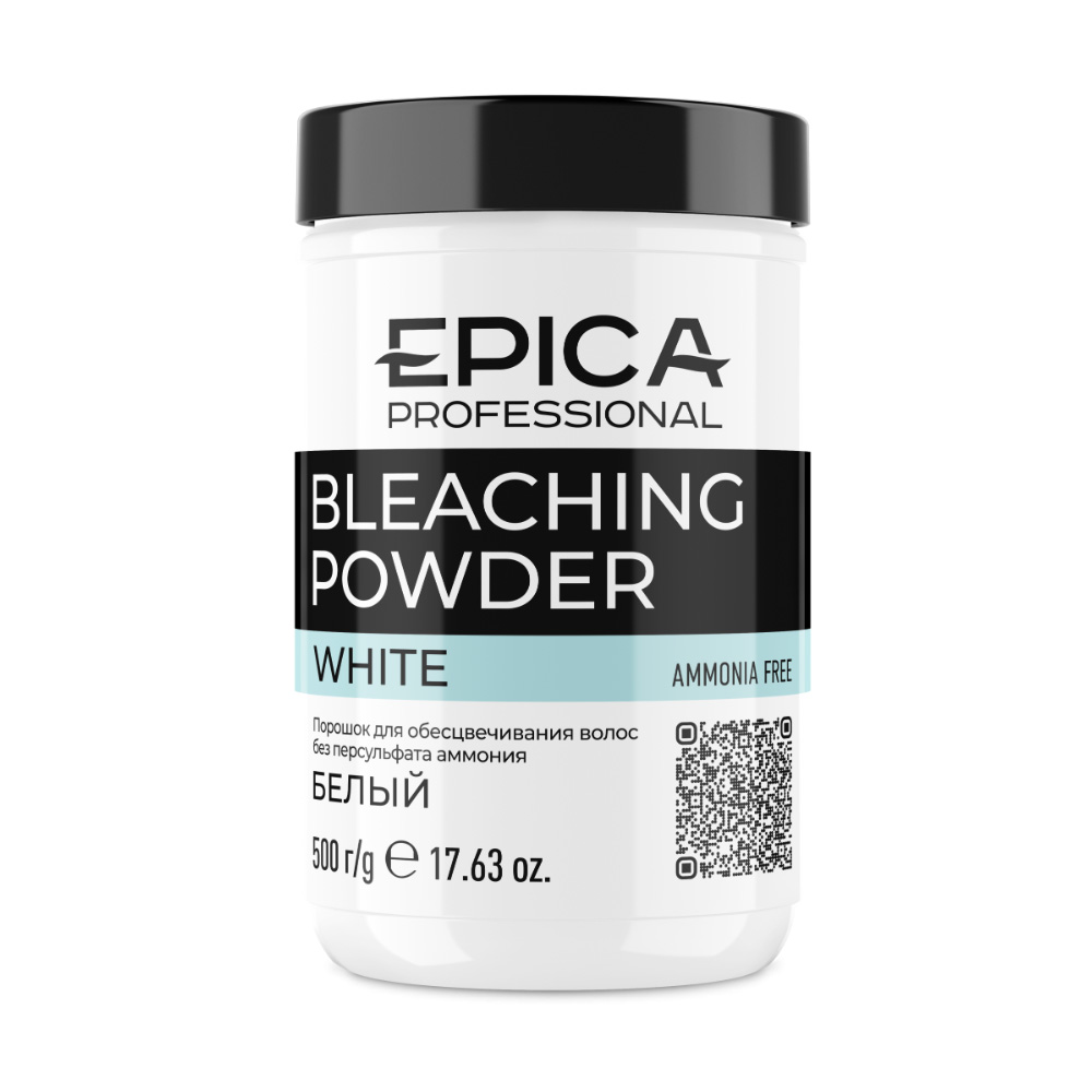 EPICA, Порошок для обесцвечивания белый Bleaching Powder White, 500 гр.