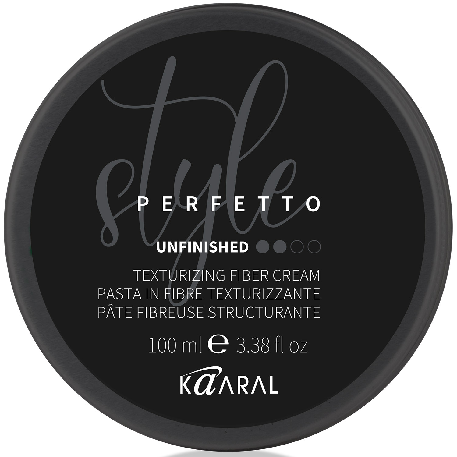 KAARAL, Волокнистая паста для текстурирования волос Unfinished Texturizing Fiber Cream Style Perfetto, 100 мл.