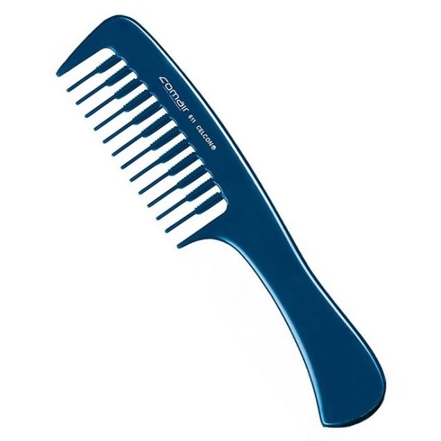 COMAIR, Расчёска для волос специальная Blue Profi Line №611, 20,5 см.