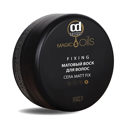 CONSTANT DELIGHT, Матовый воск для волос 5 Magic Oil, 100 мл.