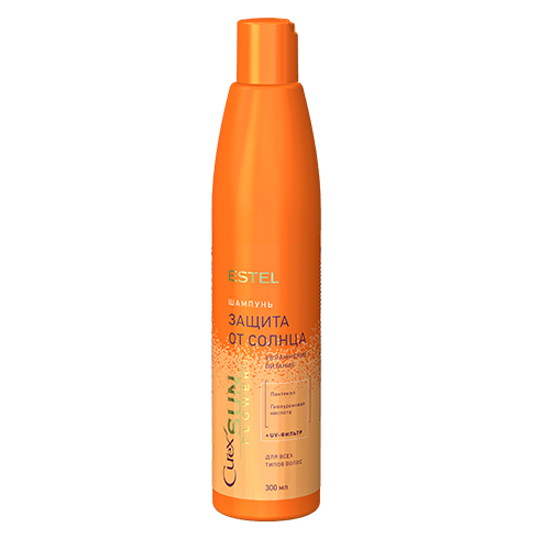 ESTEL, Шампунь-защита от солнца для всех типов волос Curex Sun Flower, 300 мл.