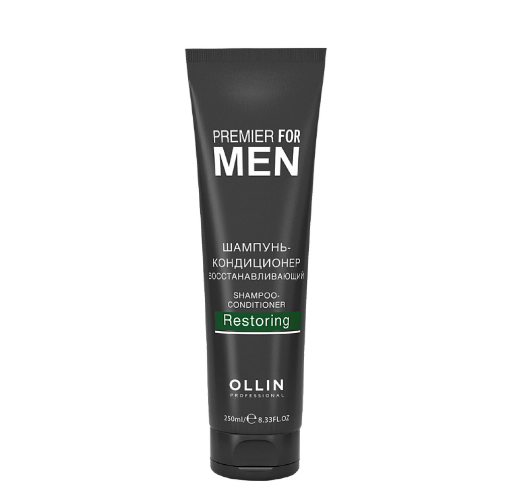 OLLIN, Шампунь-кондиционер восстанавливающий Premier For Men, 250 мл.