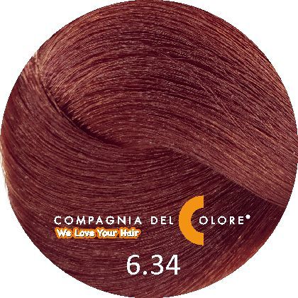Безаммиачный краситель для волос 6/34, 100 мл.