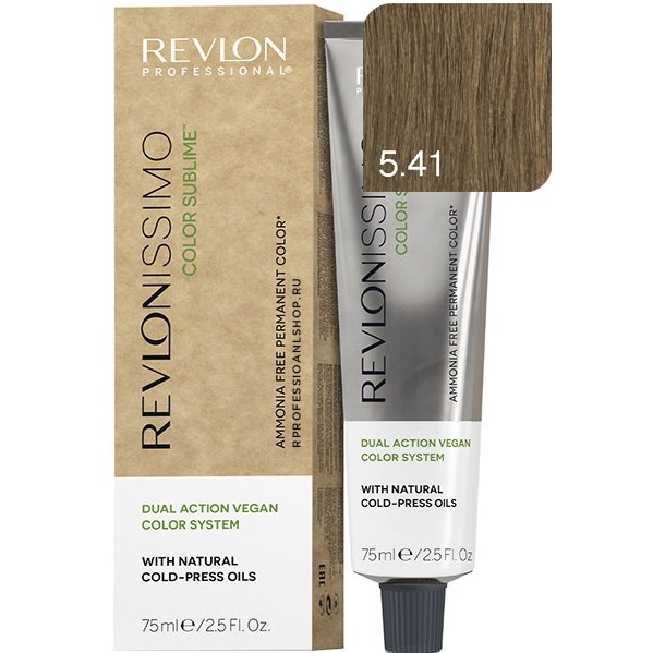 REVLON, Краска для волос Revlonissimo Color Sublime 5.41, 75 мл.