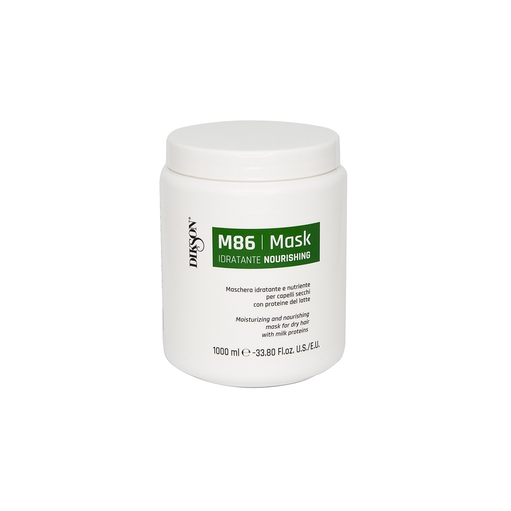 DIKSON, Увлажняющая и питательная маска для сухих волос с протеинами молока М86, 1000 мл.