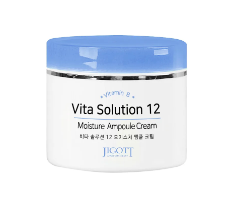 JIGOTT, Ампульный крем для лица Vita Solution 12 Moisture Ampoule Cream, 100 мл.