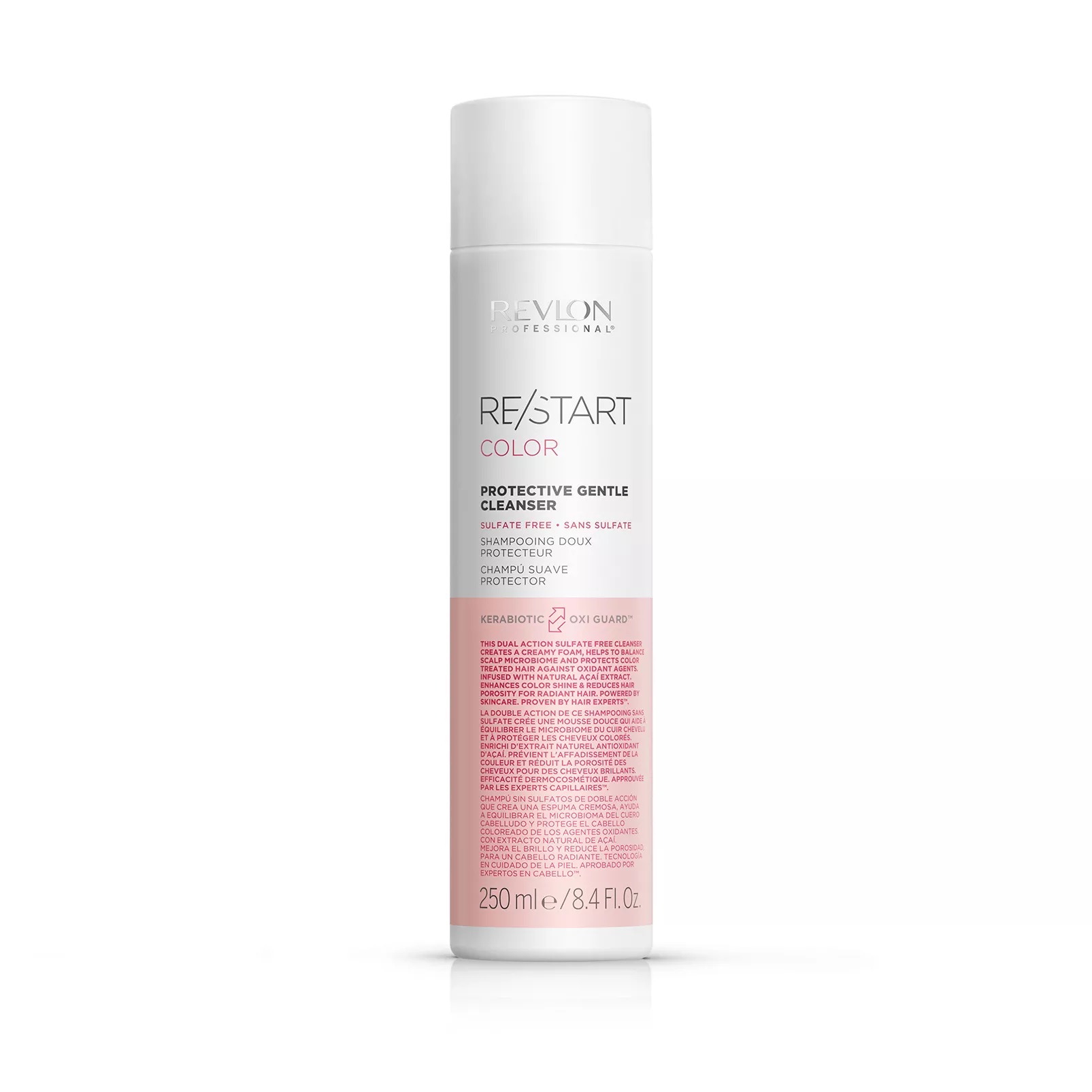 REVLON, Шампунь для нежного очищения окрашенных волос Protective Gentle Cleanser Restart Color, 250 мл.