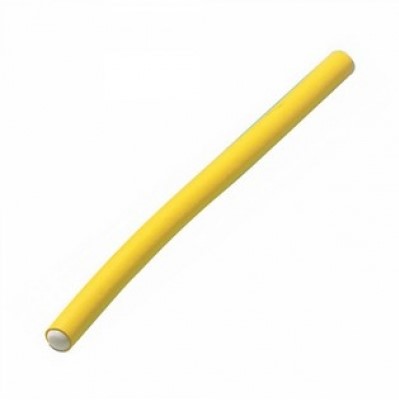 Бигуди длинные Flex 254 мм, жёлтые D 10 мм, 6 шт.