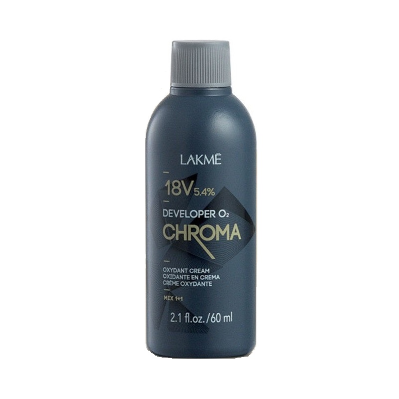 LAKME, Стабилизированный крем-окислитель 18V 5,4% Chroma Developer, 60 мл.