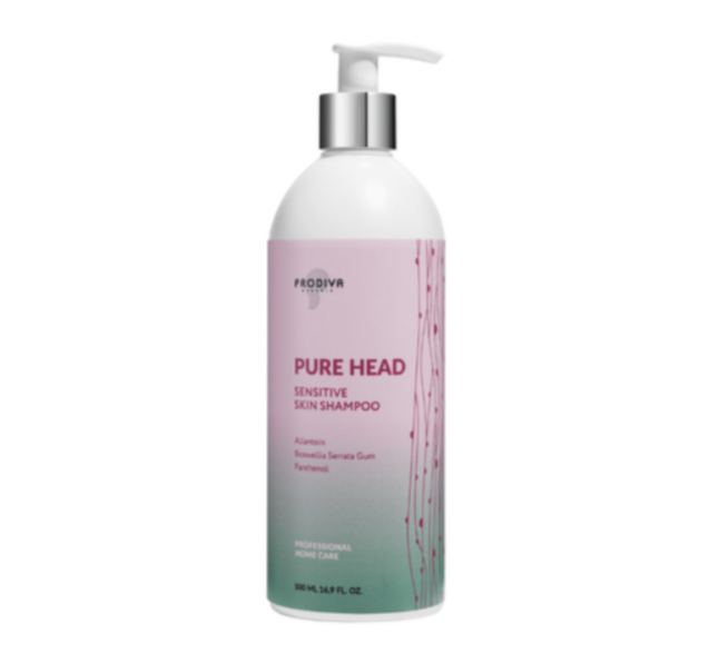 PRODIVA, PRODIVA, Шампунь для чувствительной кожи головы Pure Head Sensitive Skin Shampoo, 500 мл.