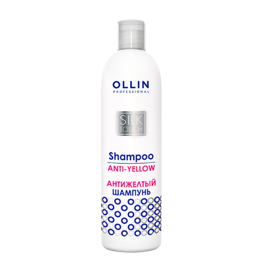 OLLIN, Шампунь антижелтый для волос Silk Touch, 250 мл.