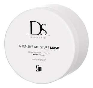 SIM SENSITIVE, Интенсивная увлажняющая маска DS PERFUME FREE, 250 мл.