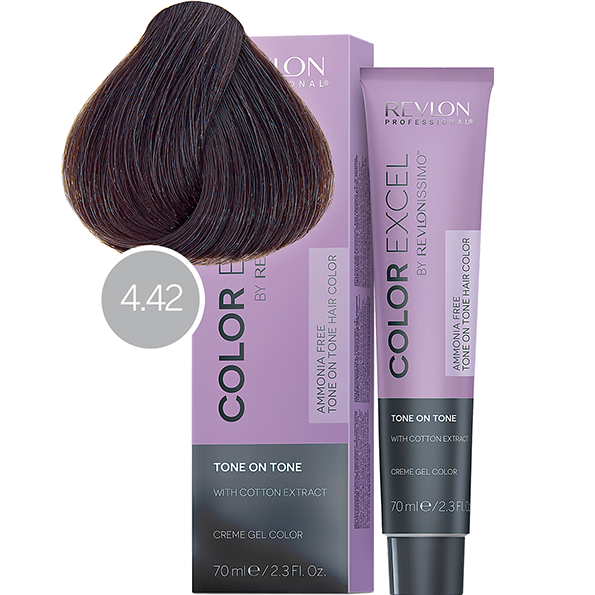 REVLON, Безаммиачная краска для волос Revlonissimo Color Excel 4.42, 70 мл.
