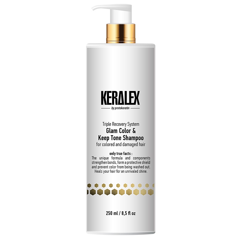 PROTOKERATIN, Шампунь дуо-сияние и защита цвета Keralex Glam Color & Keep Tone Shampoo, 250 мл.