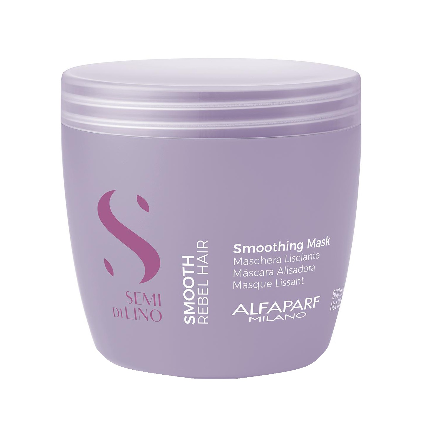 ALFAPARF MILANO, Разглаживающая маска для непослушных волос Smoothing Mask Semi Di Lino Smooth, 500 мл.