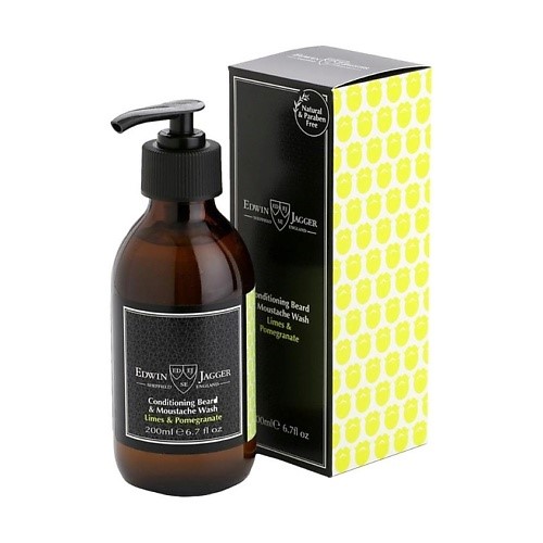 EDWIN JAGGER, Шампунь для бороды и усов Sandalwood, 200 мл.