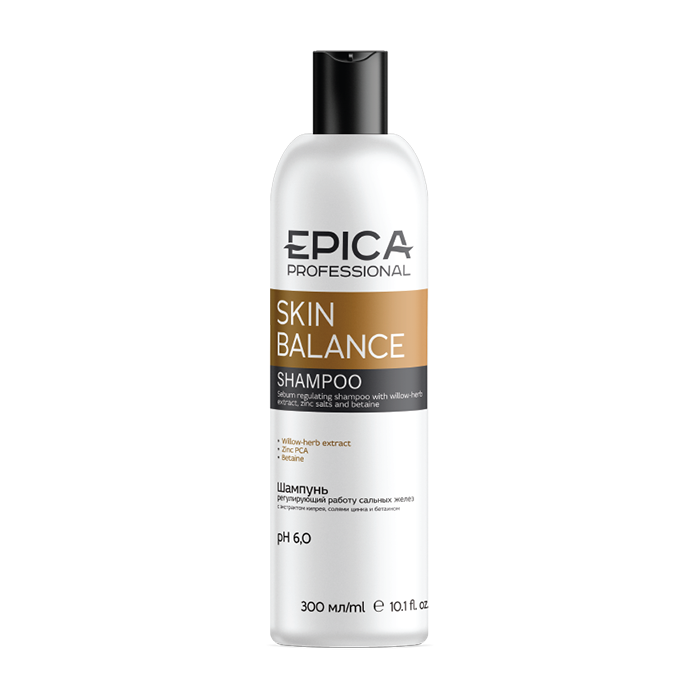 EPICA, Шампунь регулирующий работу сальных желез Skin Balance, 300 мл.