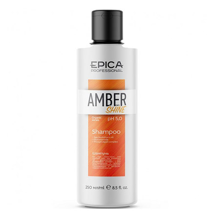 EPICA, Шампунь для восстановления и питания Amber Shine Organic, 250 мл.