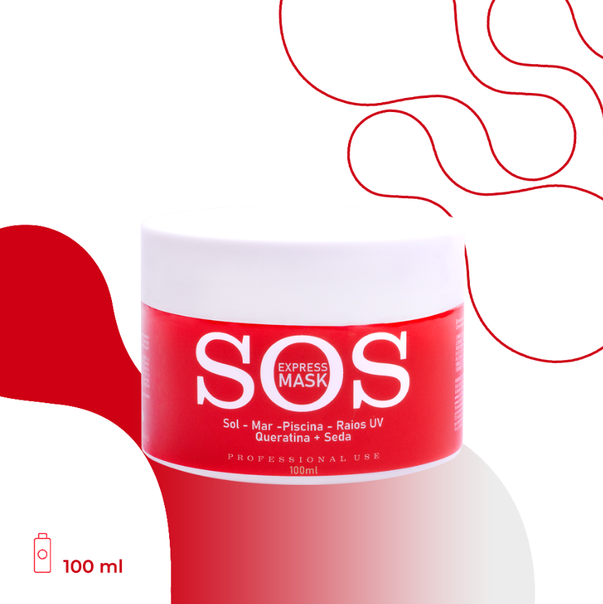 NANO BRAZIL, Маска для волос SOS Express mask Thermo fluid protector, 100 мл.