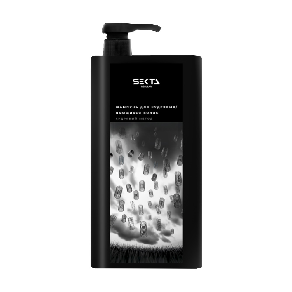 HAIR SEKTA, Шампунь для кудрявых и вьющихся волос, 1000 мл.