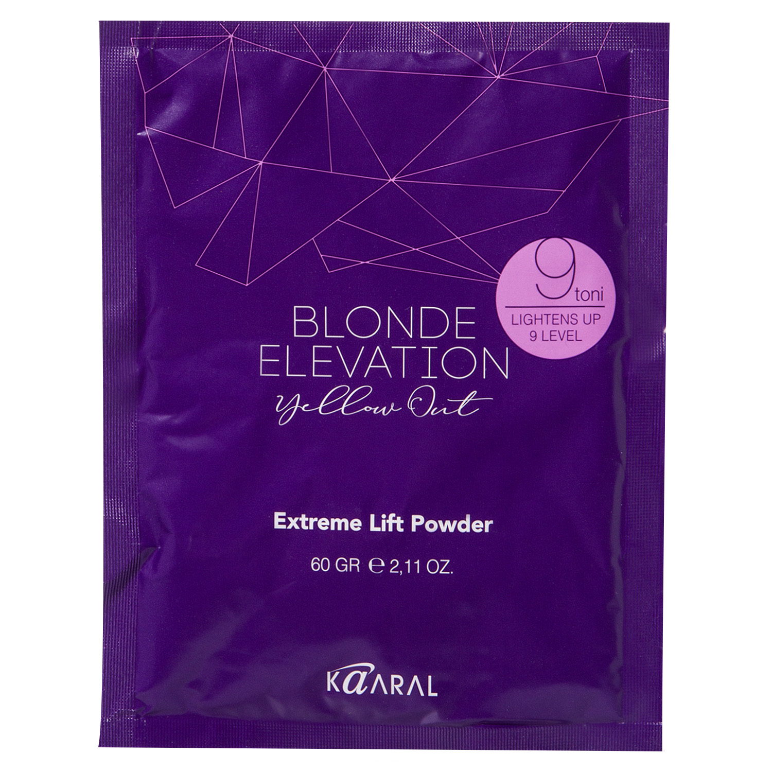 KAARAL, Обесцвечивающий порошок Blonde Elevation Extreme Lift Powder, 60 гр.