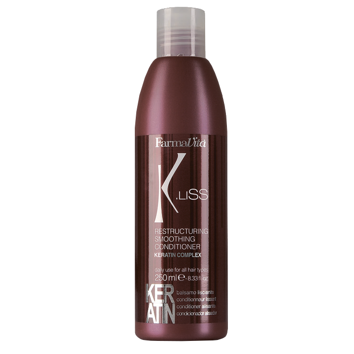 FARMAVITA, Кондиционер с кератином Restructuring Smoothing Conditioner K.Liss, 250 мл.