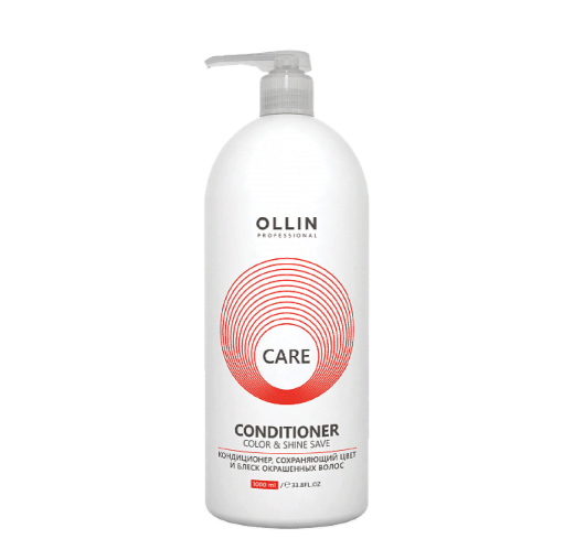 OLLIN, Кондиционер сохраняющий цвет и блеск окрашенных волос Ollin Care, 1000 мл.