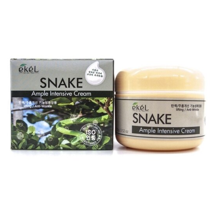 EKEL, Крем для лица со змеиным ядом Ample Intensive Cream Snake, 100 гр.