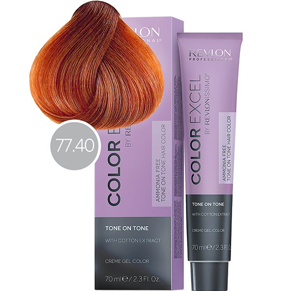 REVLON, Безаммиачная краска для волос Revlonissimo Color Excel 77.40, 70 мл.