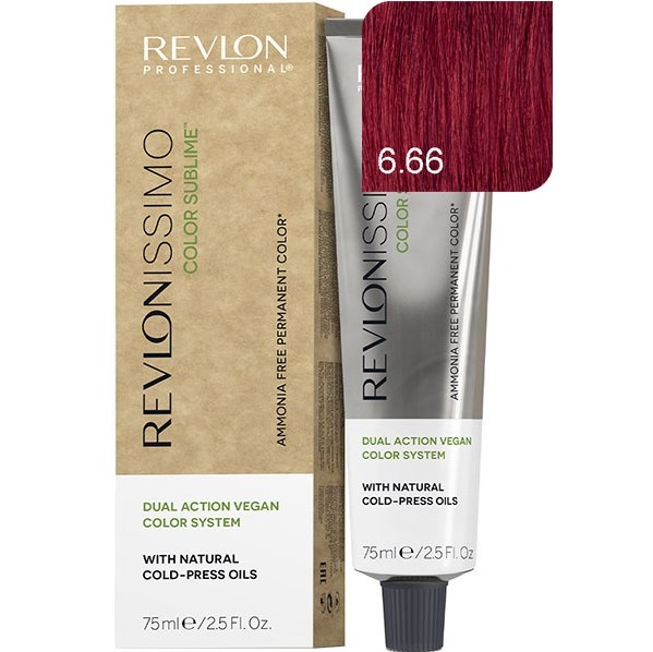 REVLON, Краска для волос Revlonissimo Color Sublime 6.66, 75 мл.