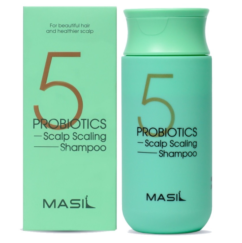 MASIL, Шампунь для глубокого очищения кожи головы с 5 видами пробиотиков 5 Probiotics Scalp Scaling, 150 мл.
